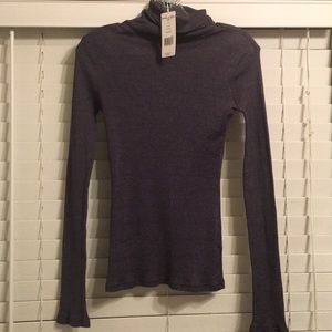 NWT Michael Stars turtleneck tee S